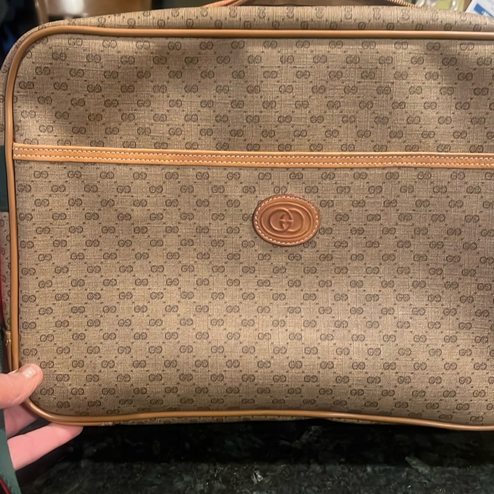 Vintage Gucci briefcase/tote